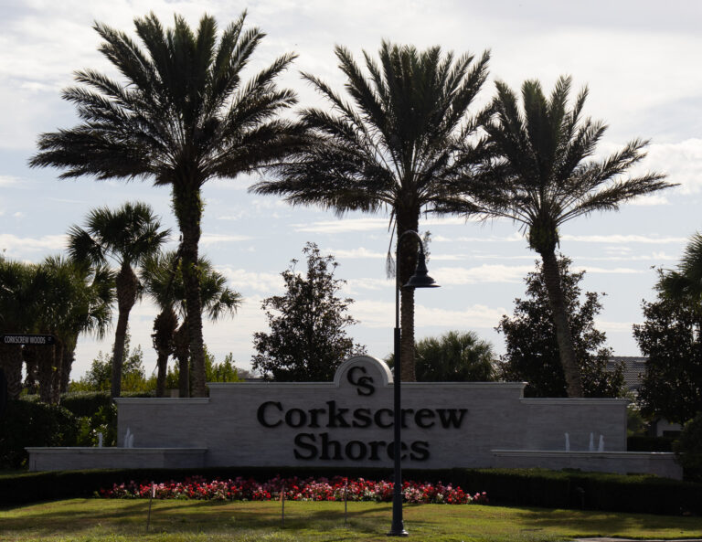 Corkscrew shores entrance picture john rennirt pa