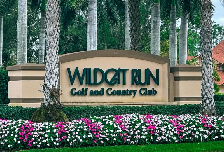 Wildcat run entrance banner on johnrennirtpa